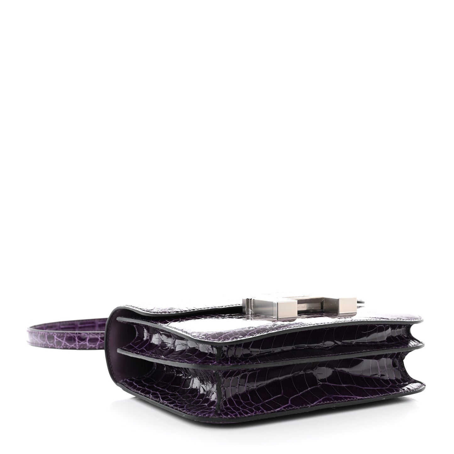 Shiny Alligator Tiger Eye Constance 18 Amethyst