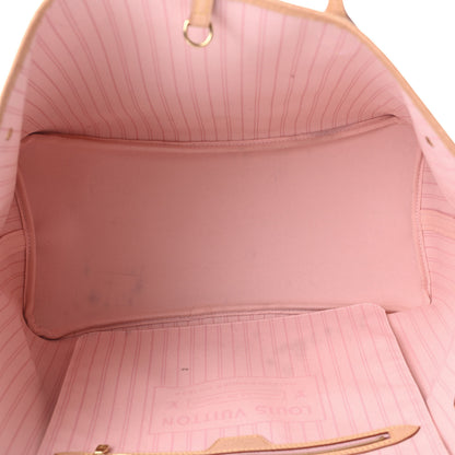 Louis Vuitton Damier Azur Neo Neverfull GM Rose Ballerine 7 of 21