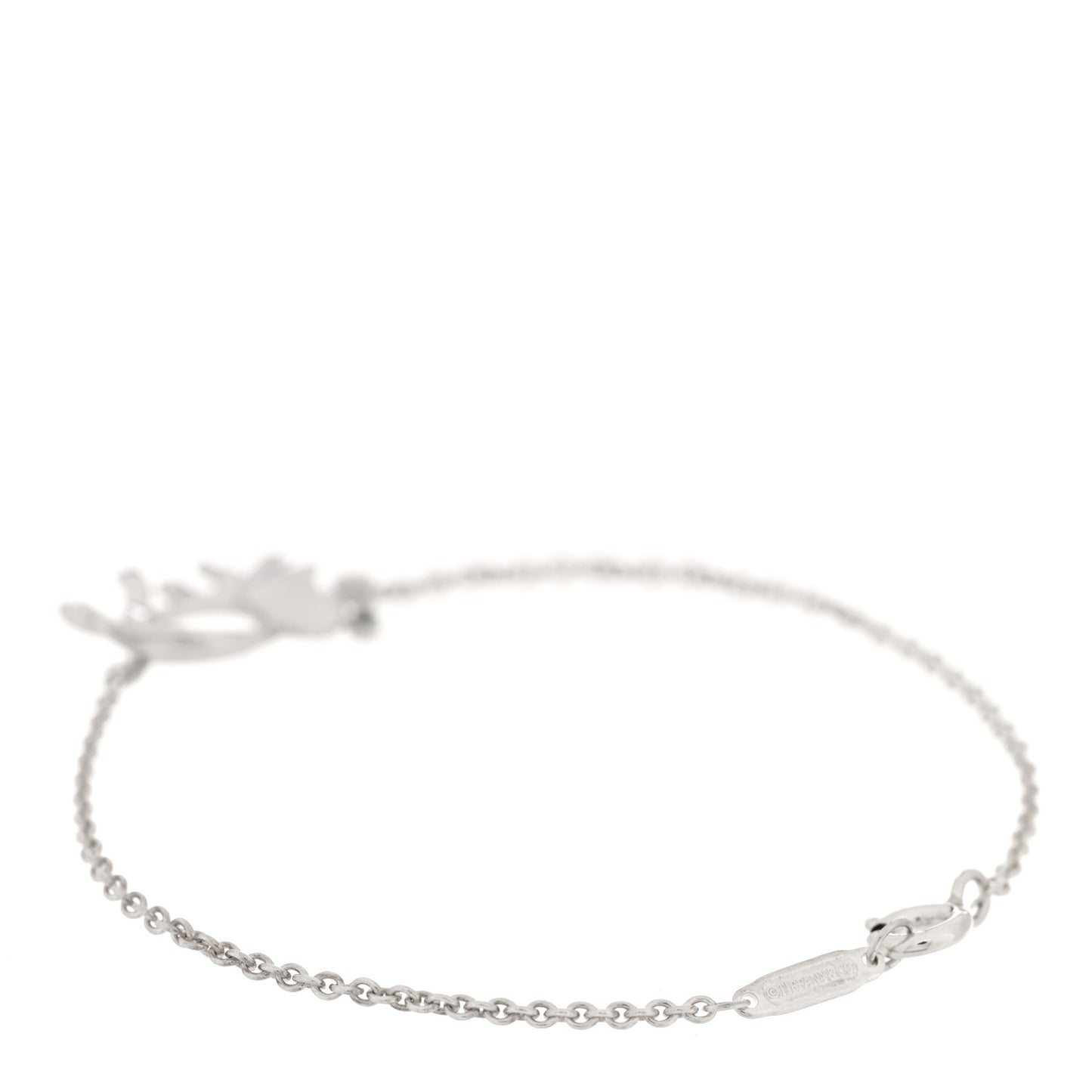 Sterling Silver Tsavorite Save the Wild Elephant Bracelet