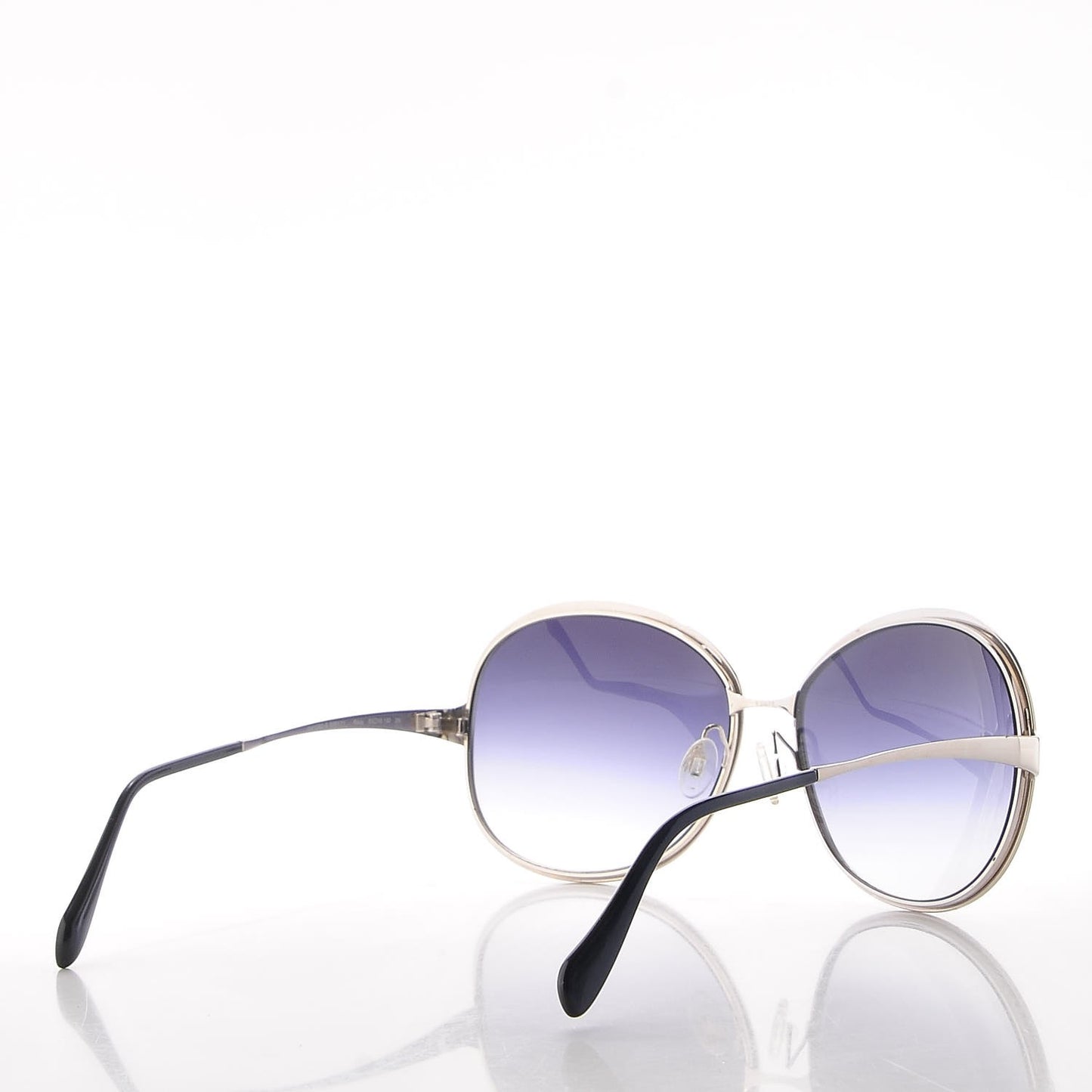 Racy Round Sunglasses Blue Silver
