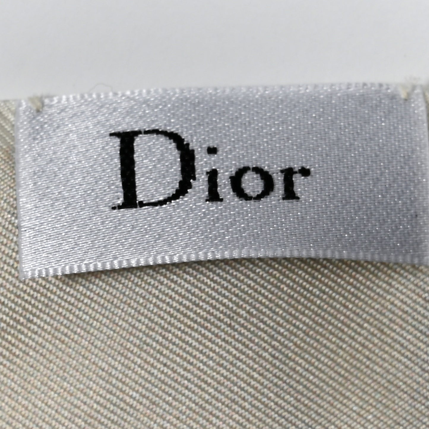 Silk ABCDior Mitzah "A" Scarf Off White Off White