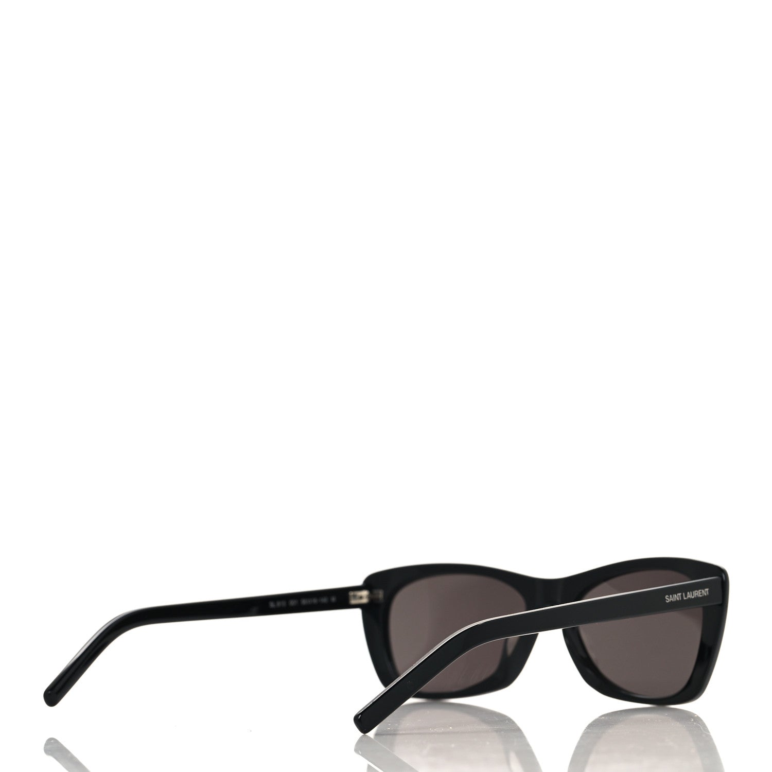 Saint Laurent Acetate Cat Eye Sunglasses SL 613 Black 4 of 7