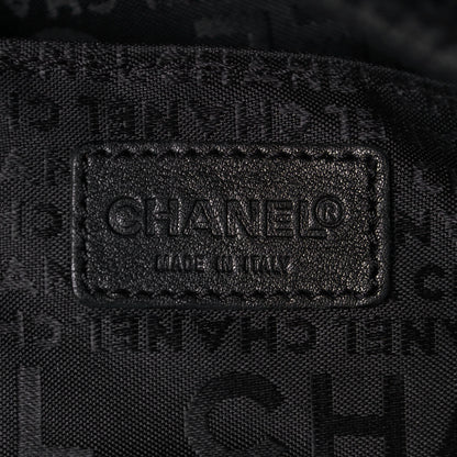 Chanel Calfskin Square Stitched Tassel Bag Black 6 of 12