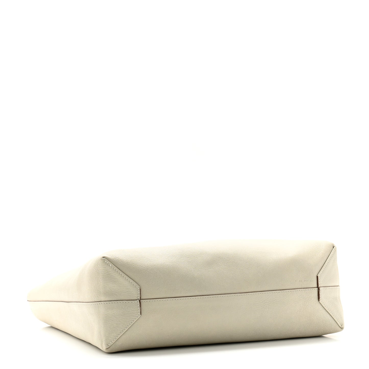 Taurillon Clemence Double Sens 45 Reversible Tote Gris Perle Bleu Pale