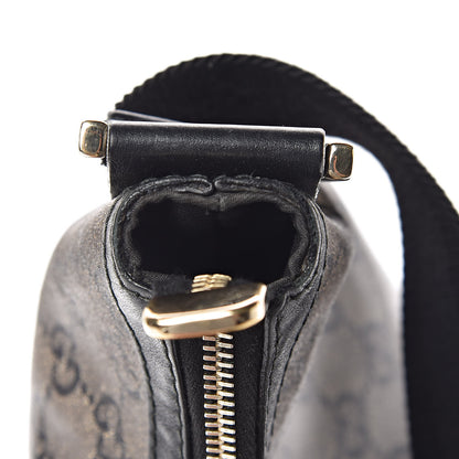 Gucci Crystal Monogram Medium Half Moon Hobo Black 12 of 12