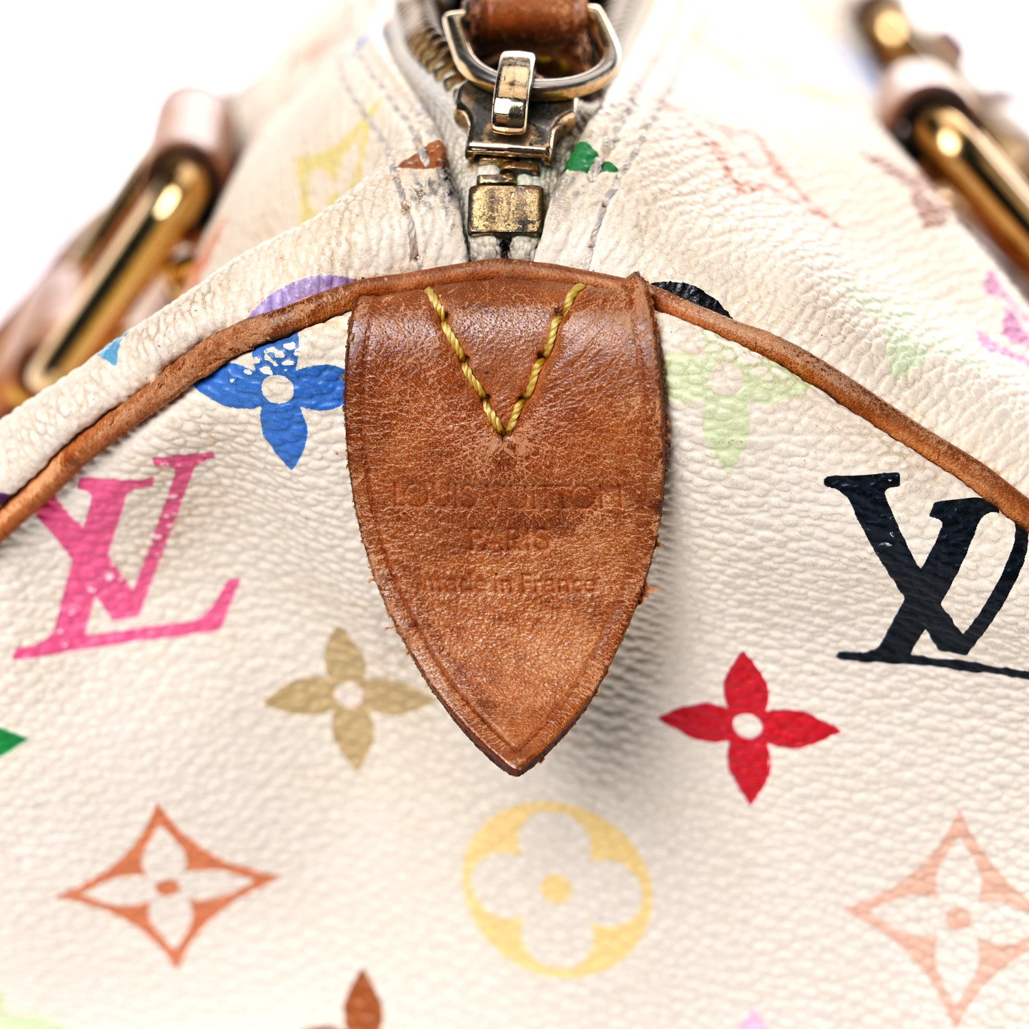 Louis Vuitton Monogram Multicolor Speedy 30 White 5 of 38