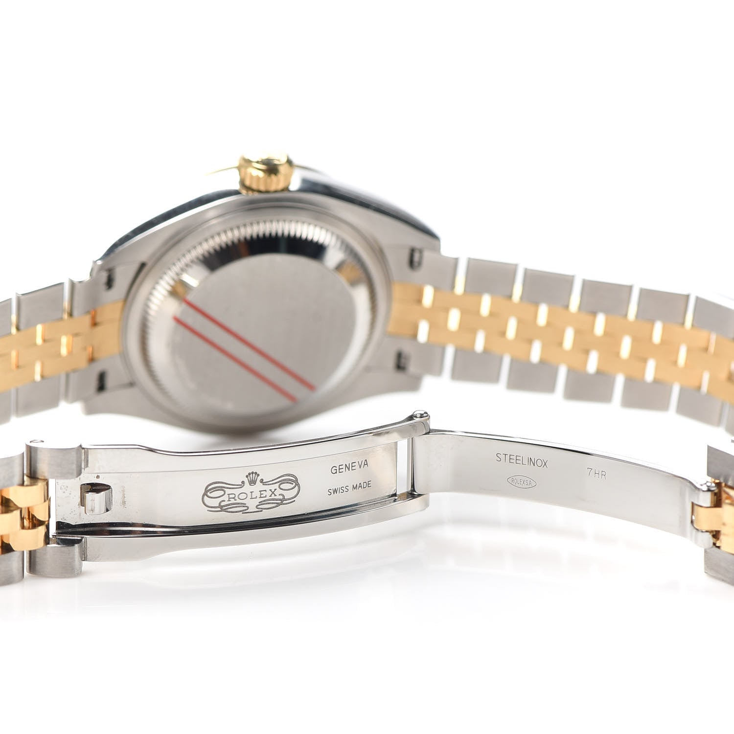 Rolex Stainless Steel 18K Yellow Gold Diamond 28mm Oyster Perpetual Datejust Watch Champagne 279173 5 of 6