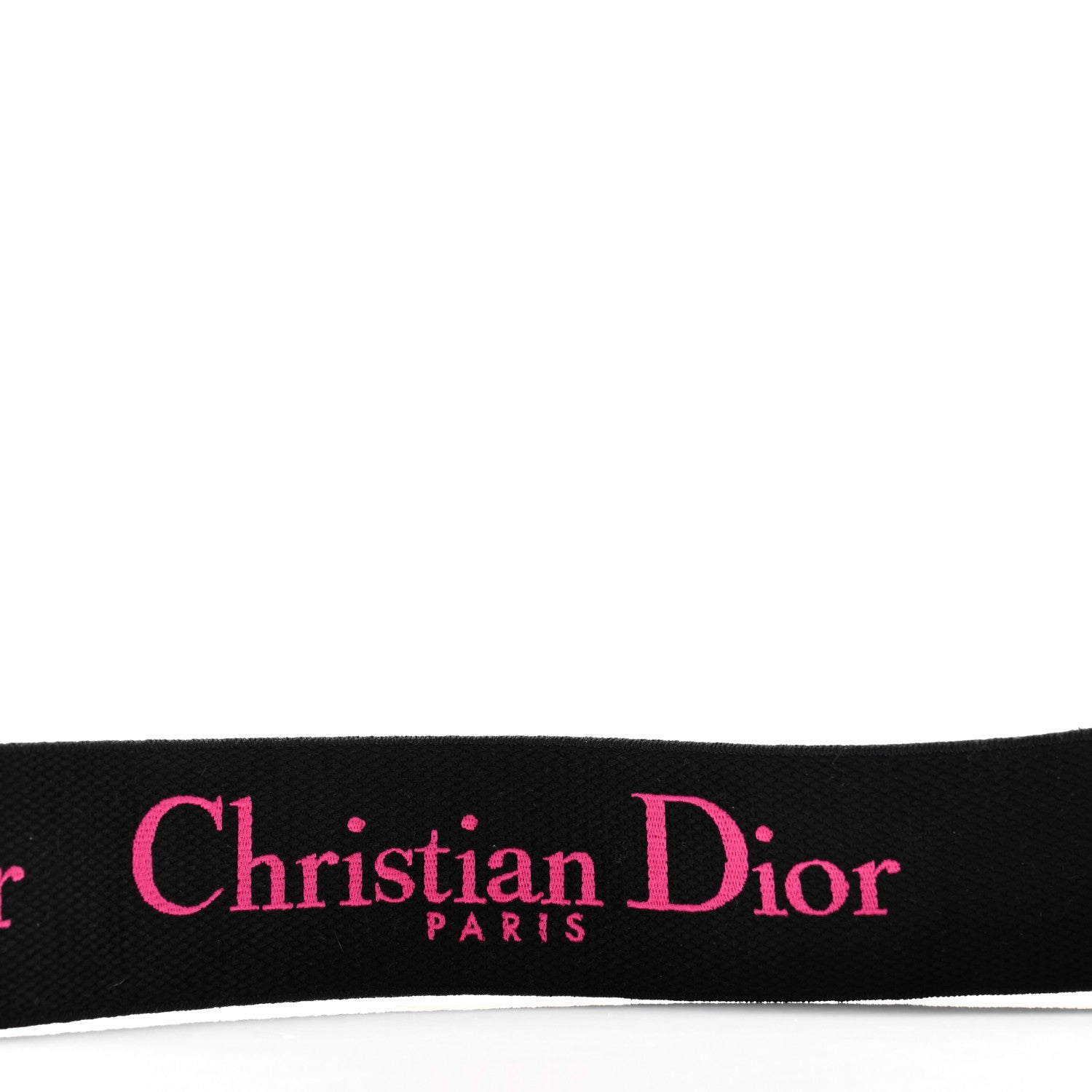 Christian Dior Canvas Embroidered Shoulder Strap Fuchsia Bleu 3 of 5