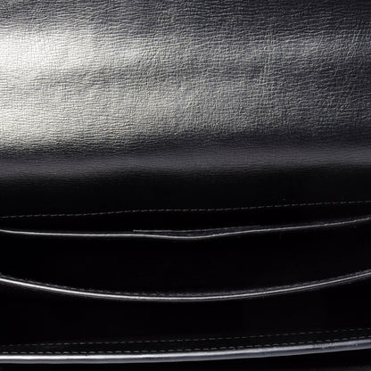 Saint Laurent Calfskin Medium Monogram Sunset Black 5 of 9