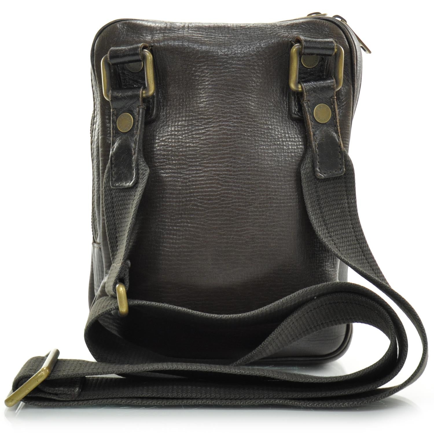 Louis Vuitton Utah Leather Yuma Messenger Bag Coffee 4 of 11