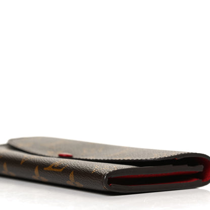 Louis Vuitton Monogram Emilie Wallet Rouge 8 of 12