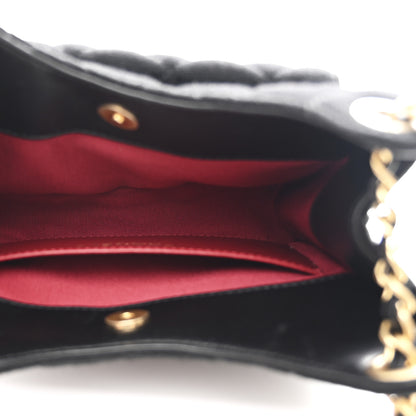 Chanel Jersey Quilted Small Wavy CC Hobo Black 5 of 11