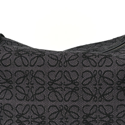 Loewe Jacquard Anagram Calfskin Medium Cubi Bag Anthracite Black 8 of 10