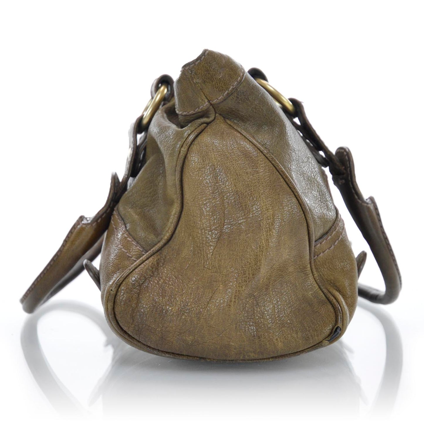 Leather Catch Satchel