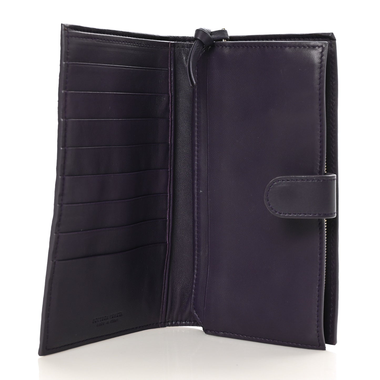 Nappa Intrecciato Continental Wallet Turbolence