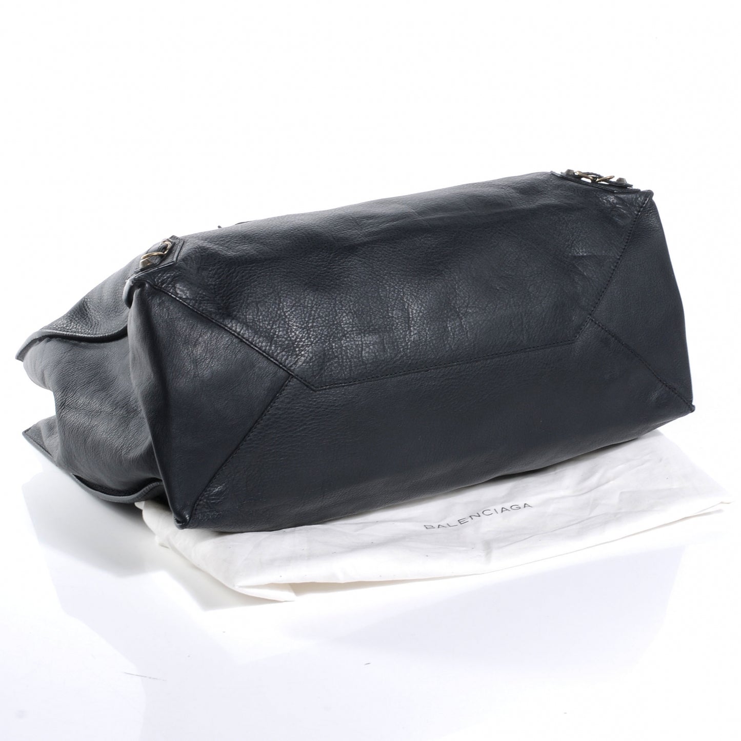 Supple Calfskin Papier A4 Tote Black
