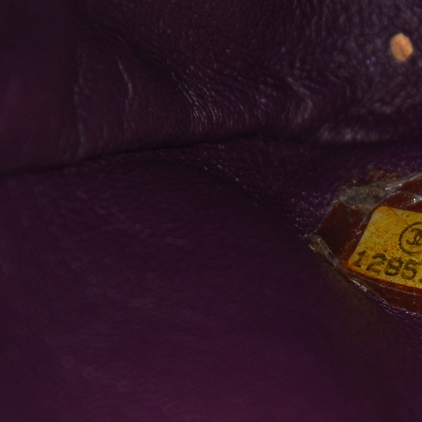 Lambskin Quilted Jumbo Single Flap Purple
