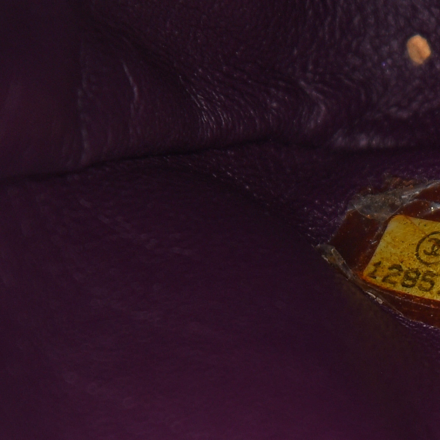 Chanel Lambskin Quilted Jumbo Single Flap Purple 7 of 15