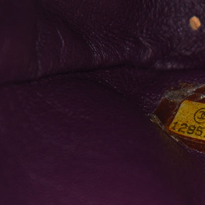 Chanel Lambskin Quilted Jumbo Single Flap Purple 7 of 15