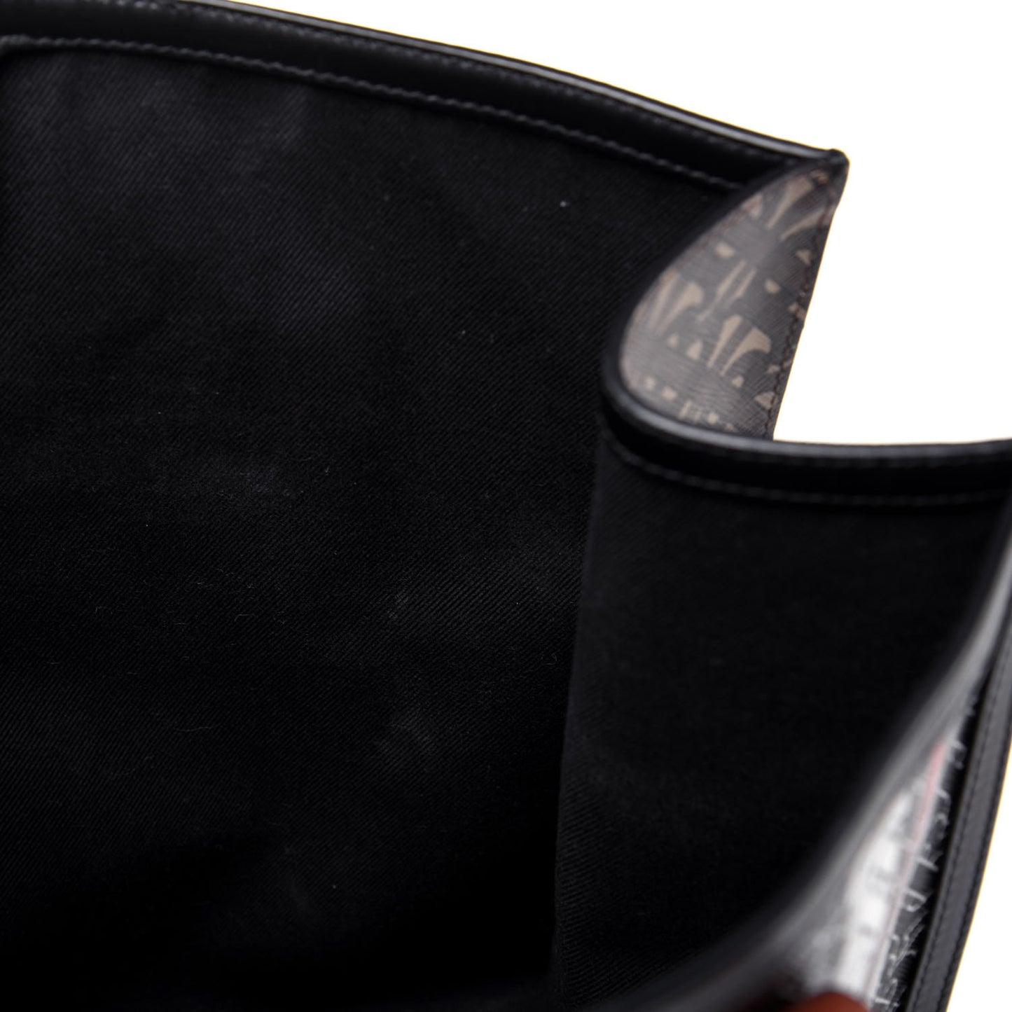 E-Canvas Monogram Stripe Small Book Tote Bridle Brown