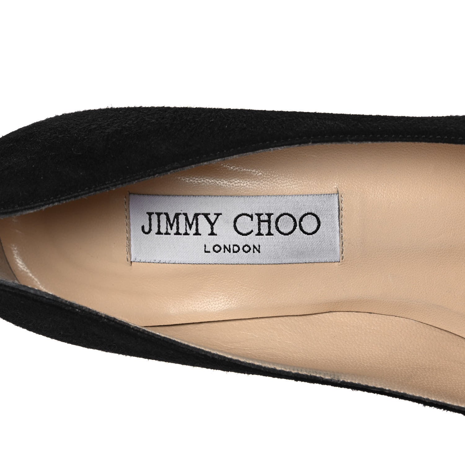 Jimmy Choo Suede Irena Pumps 37 Black 7 of 11