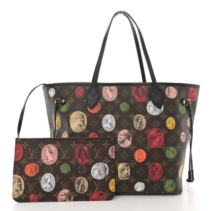 Louis Vuitton X Fornasetti Monogram Cameo Neverfull MM 3 of 10