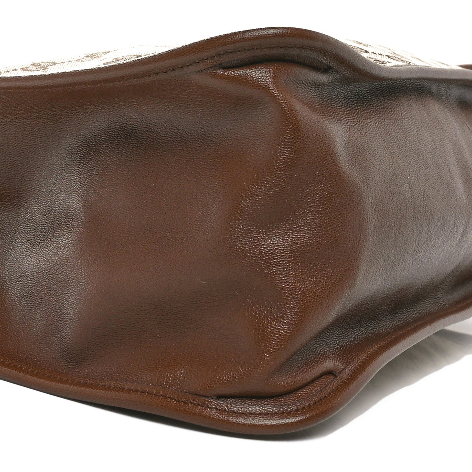 Gucci Monogram New Sakai Calfskin Lux Horsebit 1955 Tote Bag Beige Ebony Brown Sugar 9 of 10