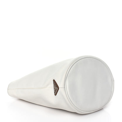 Prada Canapa Logo Bucket Tote White 4 of 11