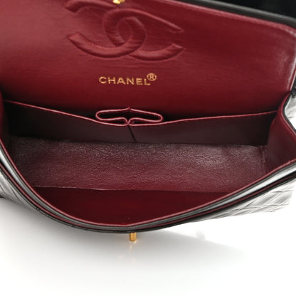 Chanel Lambskin Quilted Medium Double Flap Black 5 of 15
