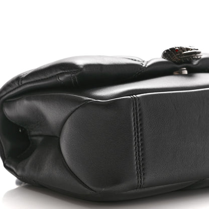 Bulgari Calfskin Matelasse Serpenti Cabochon Crossbody Bag Black 8 of 10