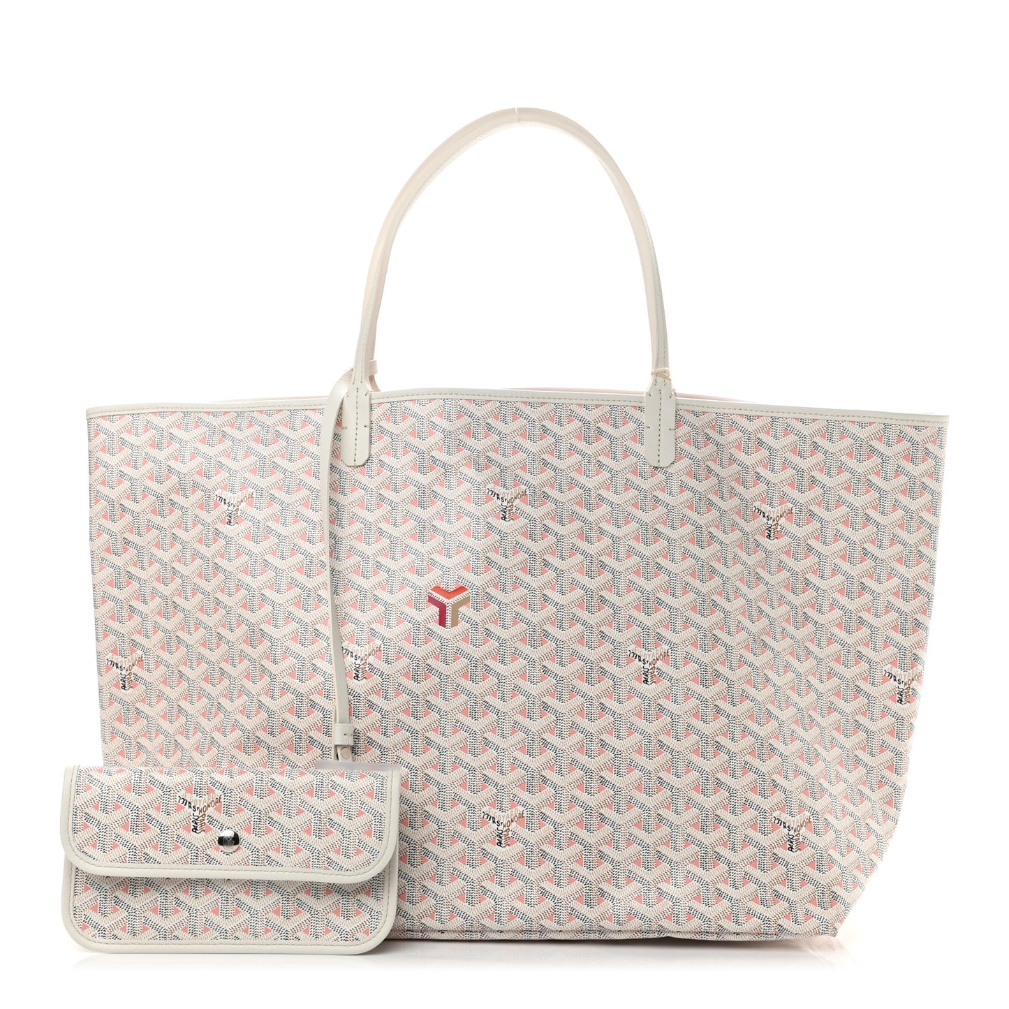 Goyardine Saint Louis Claire Voie GM White Pink
