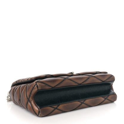 Louis Vuitton Lambskin Malletage GO-14 MM Brown 3 of 14