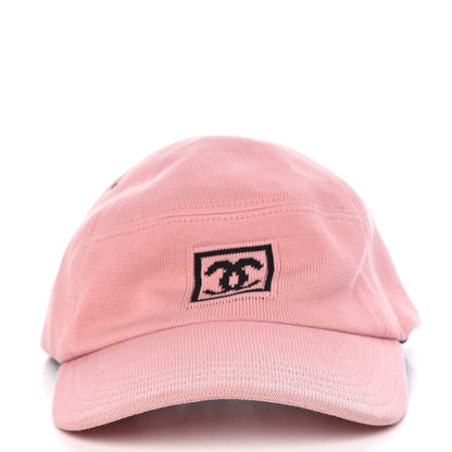 Chanel Cotton CC Logo Hat Cap L Pink 3 of 9