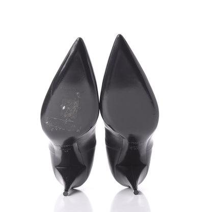 Saint Laurent Calfskin Kiki Chelsea Booties 37 Black 6 of 10