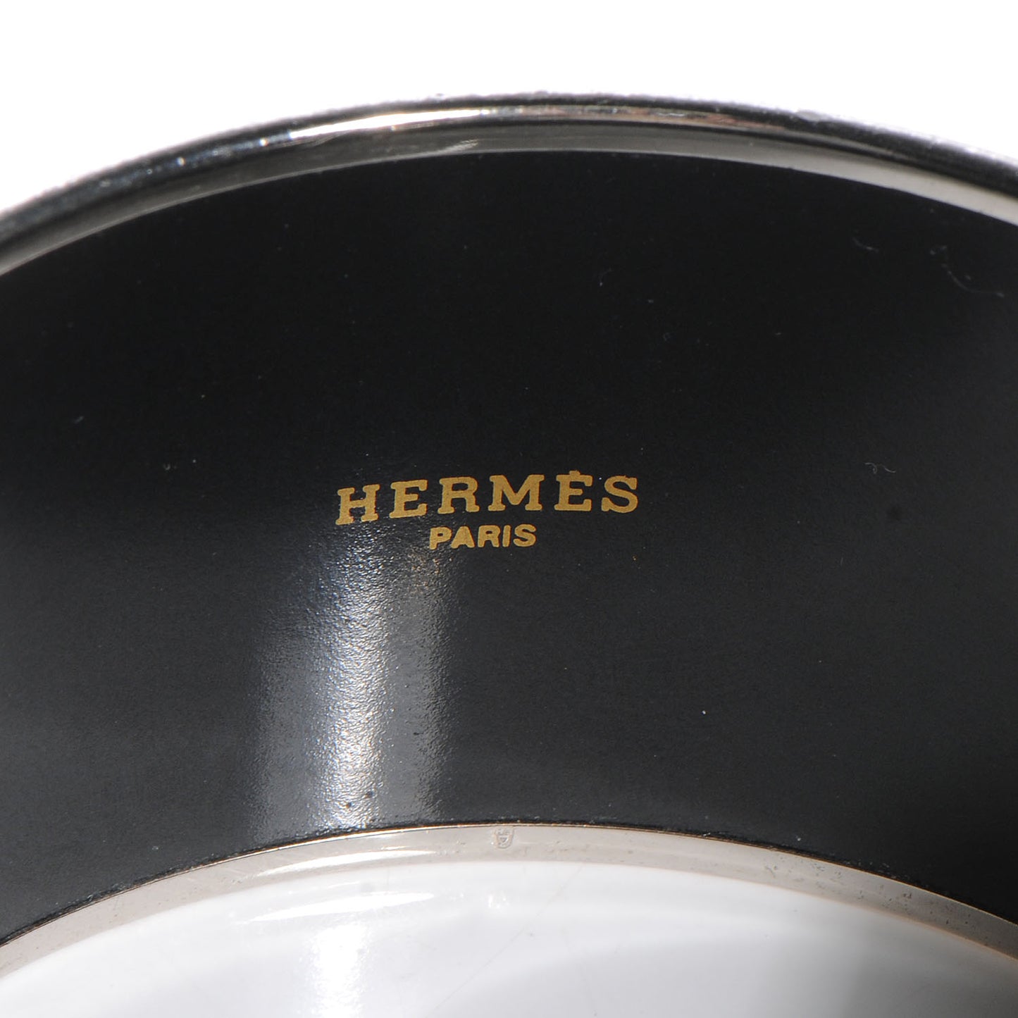 Enamel Printed Recherche H Extra Wide Bracelet 70