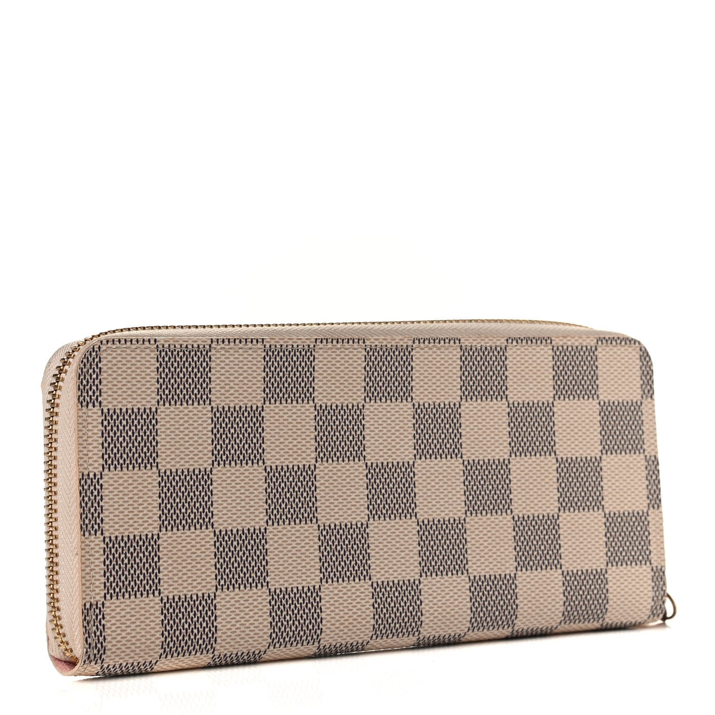 Damier Azur Clemence Wallet Rose Ballerine