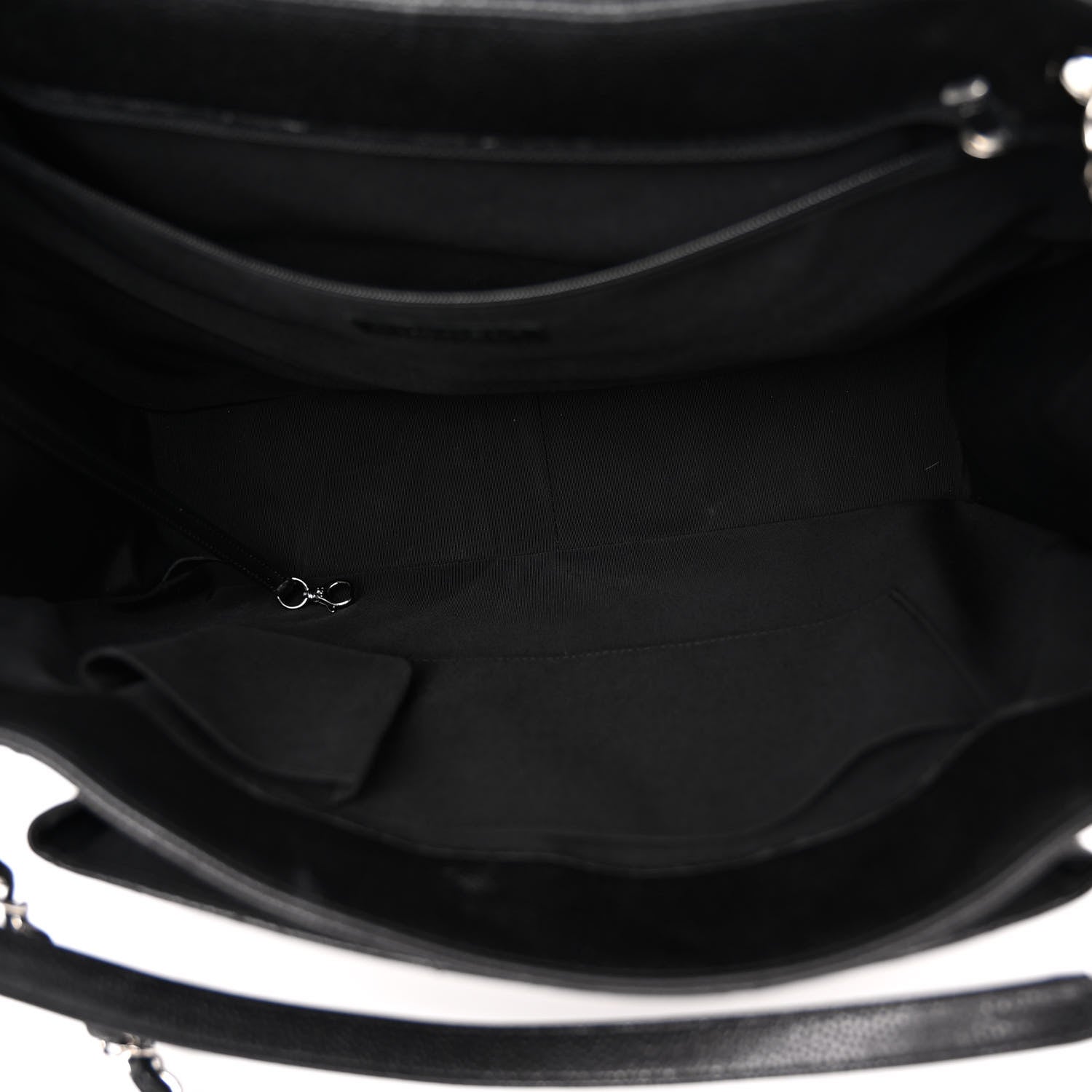 Chanel Caviar Quilted Flap Tote Black 5 of 11