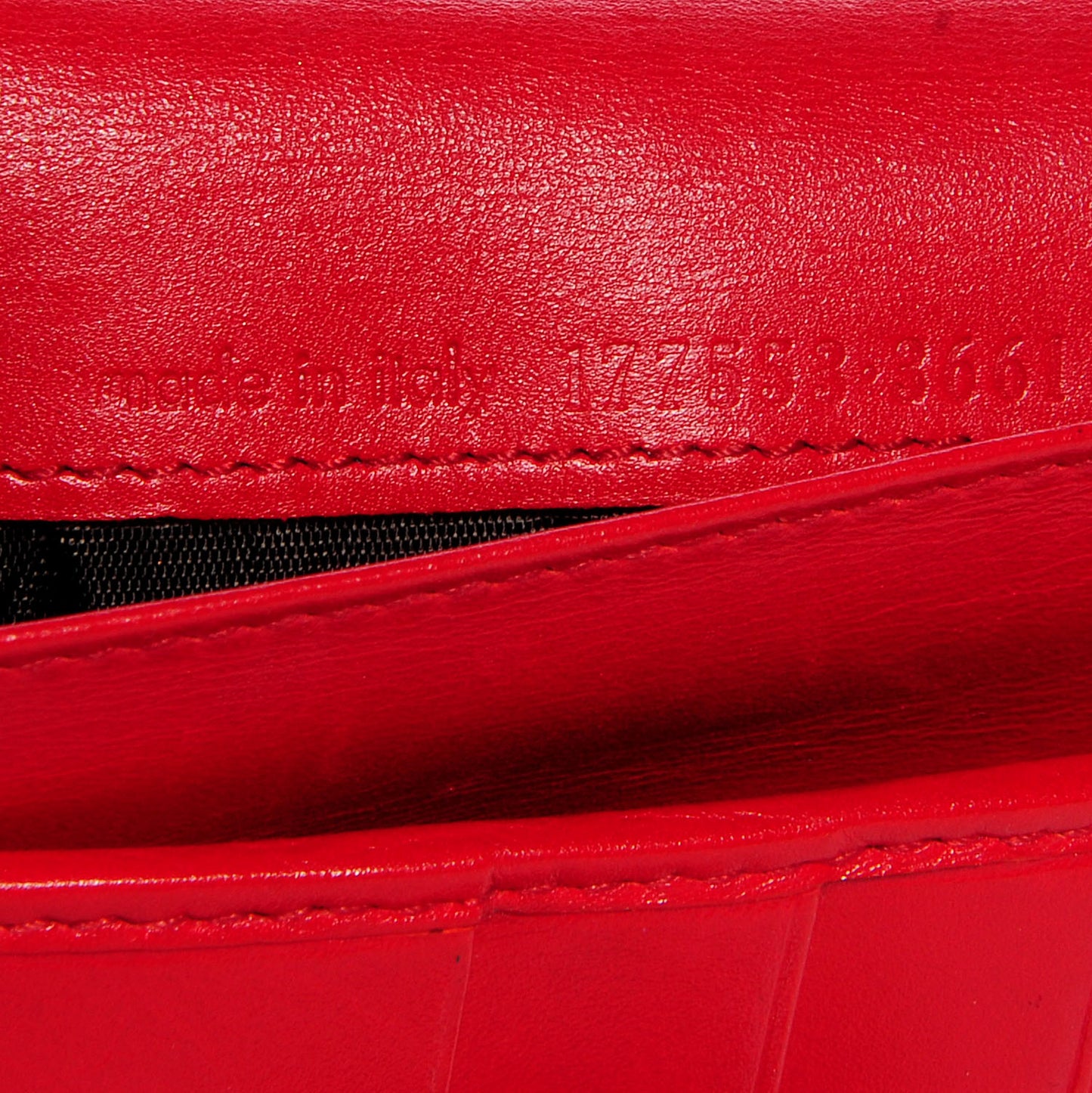 Patent Belle De Jour Continental Wallet Rouge