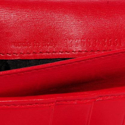 Saint Laurent Patent Belle De Jour Continental Wallet Rouge 7 of 7