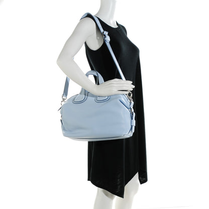 Givenchy Waxed Calfskin Small Nightingale Light Blue 3 of 10