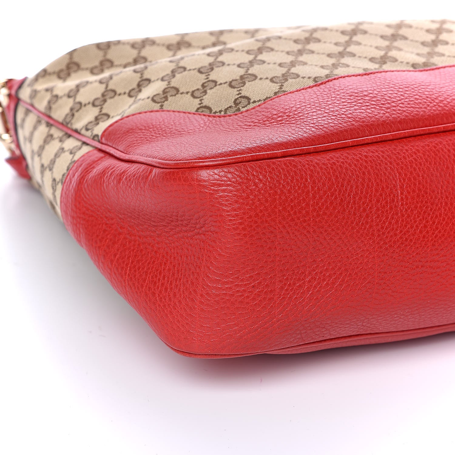 Gucci Monogram Medium Diana Bamboo Shoulder Bag Red 8 of 10