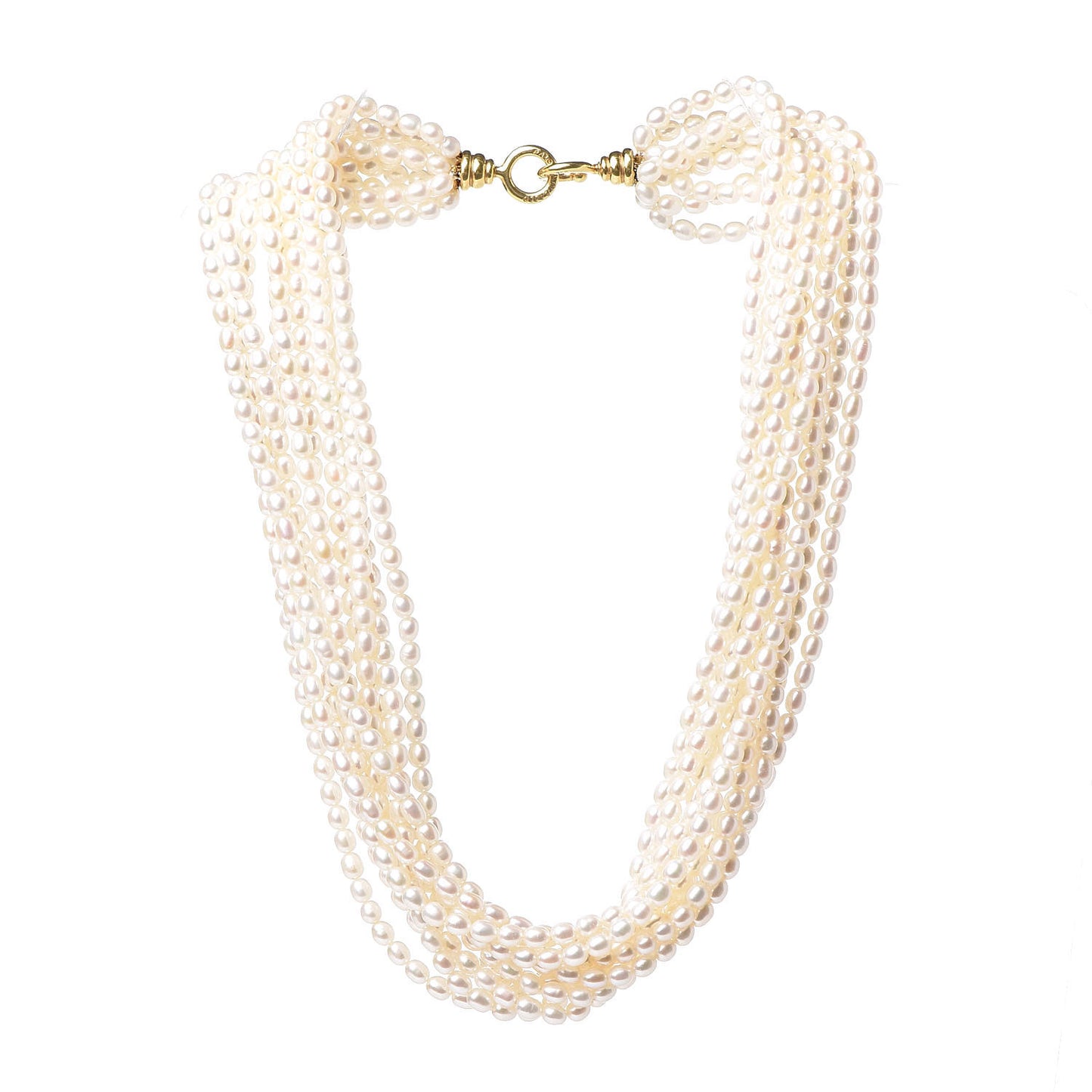 18K Yellow Gold Pearl Paloma Picasso Torsade Necklace