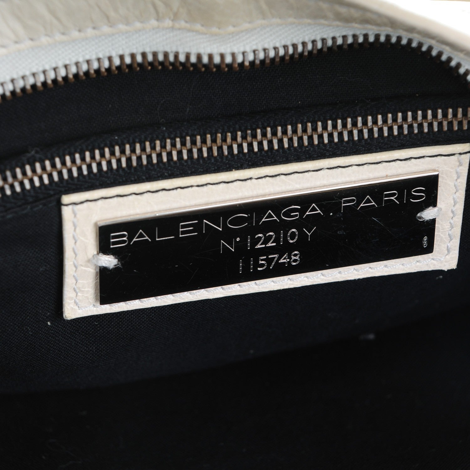 Balenciaga Chevre Classic Hardware City White 8 of 9