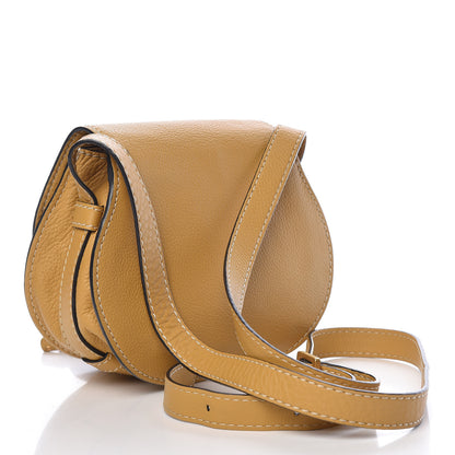 Chloe Calfskin Mini Marcie Round Crossbody Bag Dusty Yellow 3 of 11