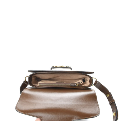 Gucci GG Supreme Monogram Horsebit 1955 Shoulder Bag Beige Brown Sugar 6 of 13
