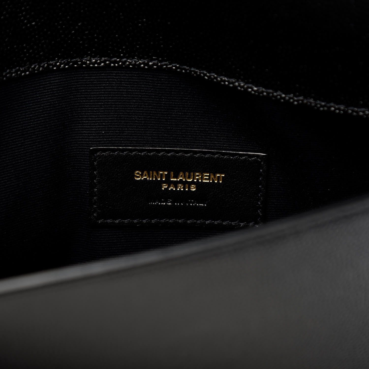 Saint Laurent Grain De Poudre Uptown Pouch Black 6 of 8