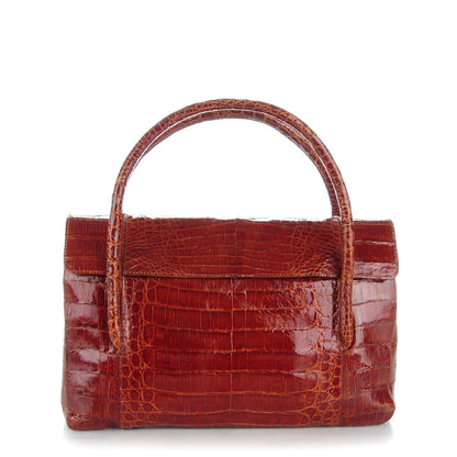 Nancy Gonzalez Crocodile Double Handle Satchel 1 of 9