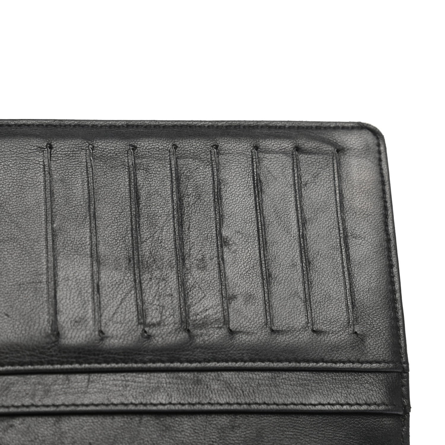 Chanel Patent Calfskin Lucky Symbols Yen Wallet Black 12 of 12