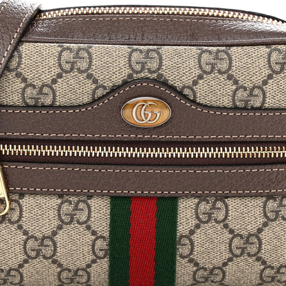 Gucci GG Supreme Monogram Web Mini Ophidia Shoulder Bag Brown 8 of 10