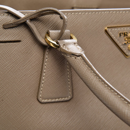 Prada Saffiano Lux Small Tote Argilla 12 of 12